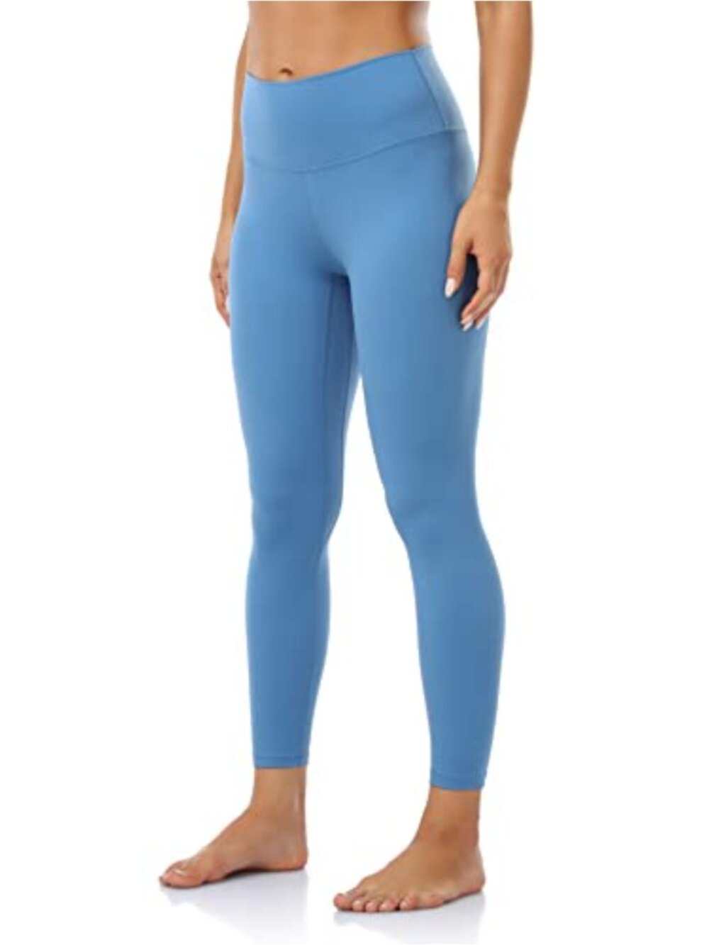 High Waisted Seamless Workout Leggings 7/8 Yoga Pants Slimming